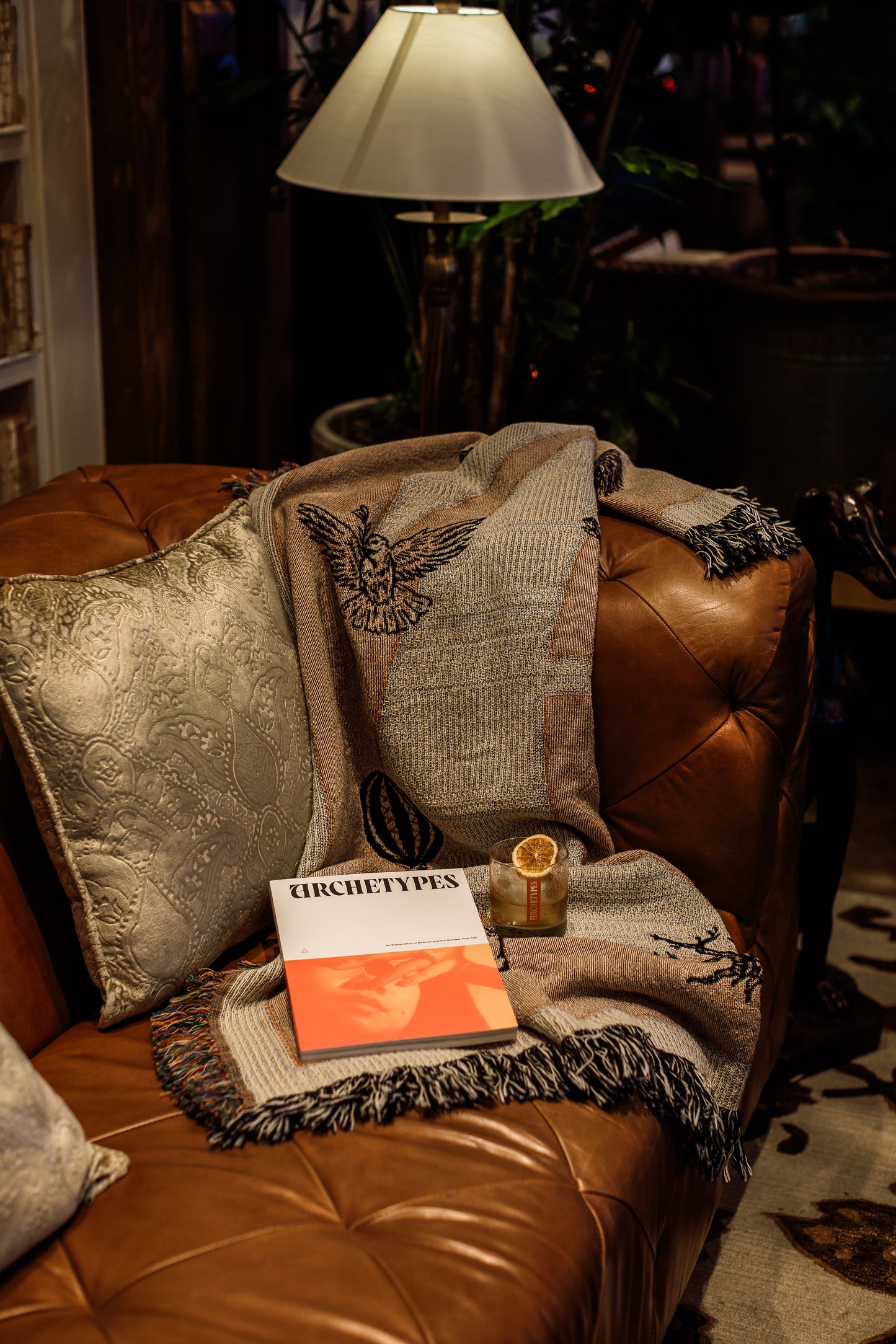 Archetypes Jacquard Woven Throw 60×50 Soft Jacquard Weave